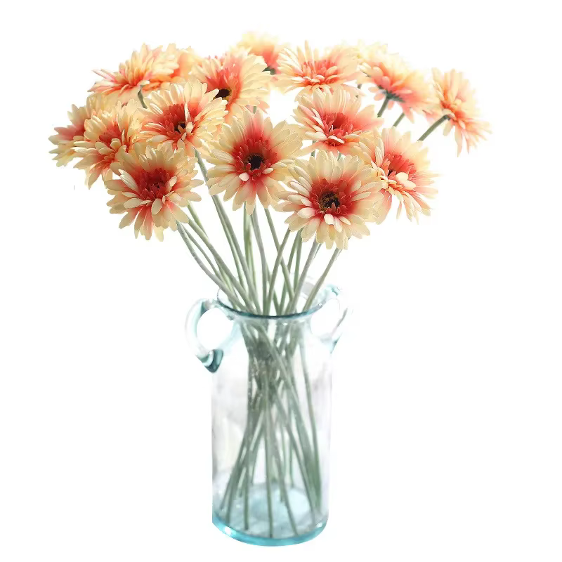 Branche de fleur de Gerbera artificielle 55cm