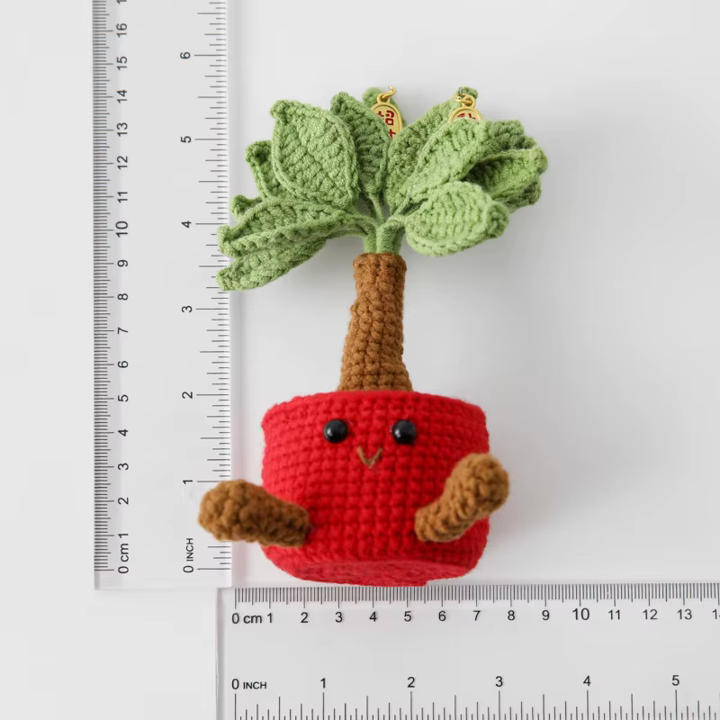 Plantes au crochet créatives en Pot