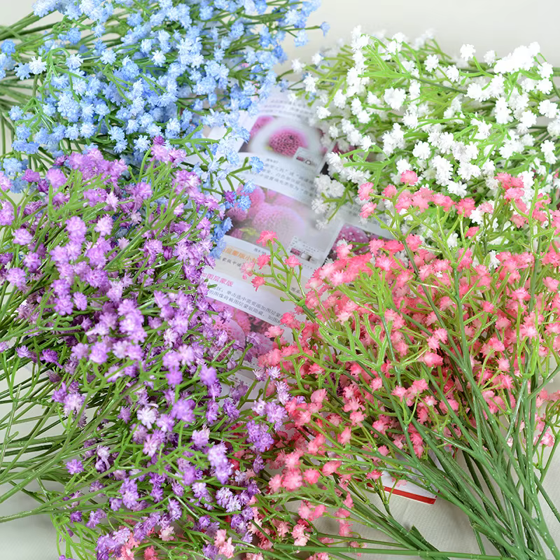 Bouquet de fleurs artificielles Gypsophila