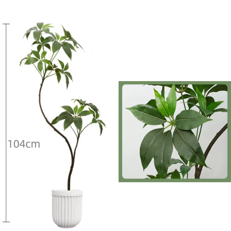 Grande Plante Artificielle d'eucalyptus Banyan
