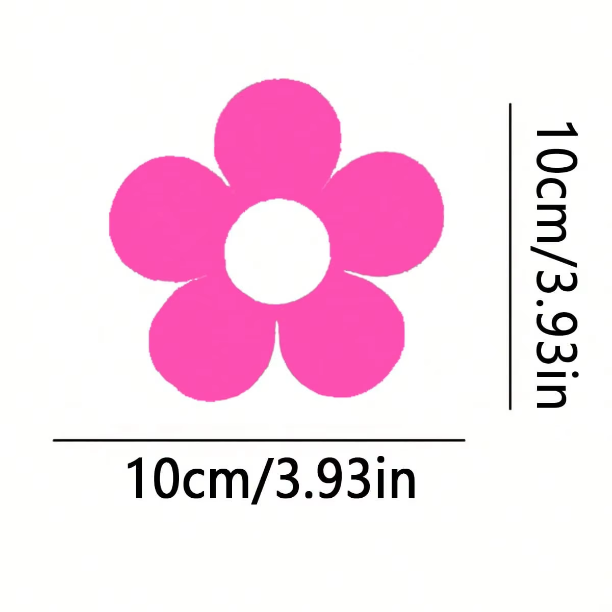 Autocollant floral pour bouchon de réservoir de carburant, autocollant mignon et simple en forme de fleur pour tous les modèles de voitures