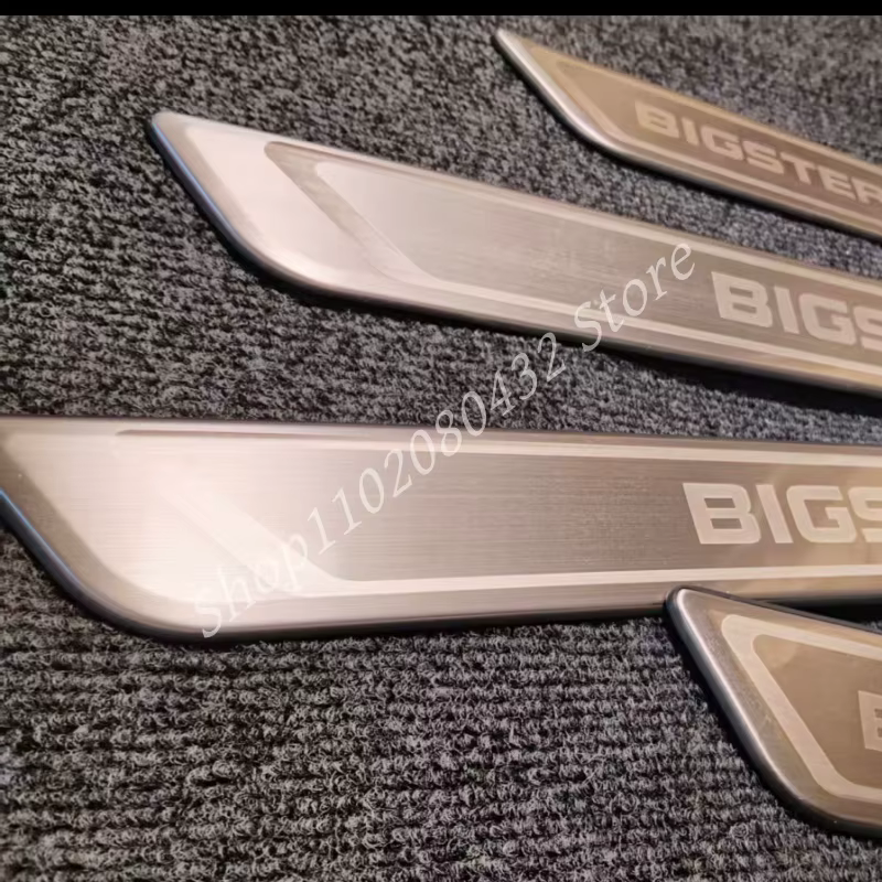 Pour DACIA BIGSTER 2025 ~ 2024 seuil de porte plaques de protection seuils autocollants de voiture accessoires pédale de bienvenue