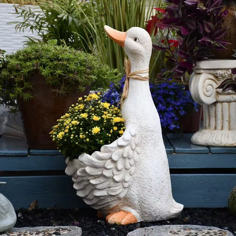 Pot de fleur en forme d'animal mignon