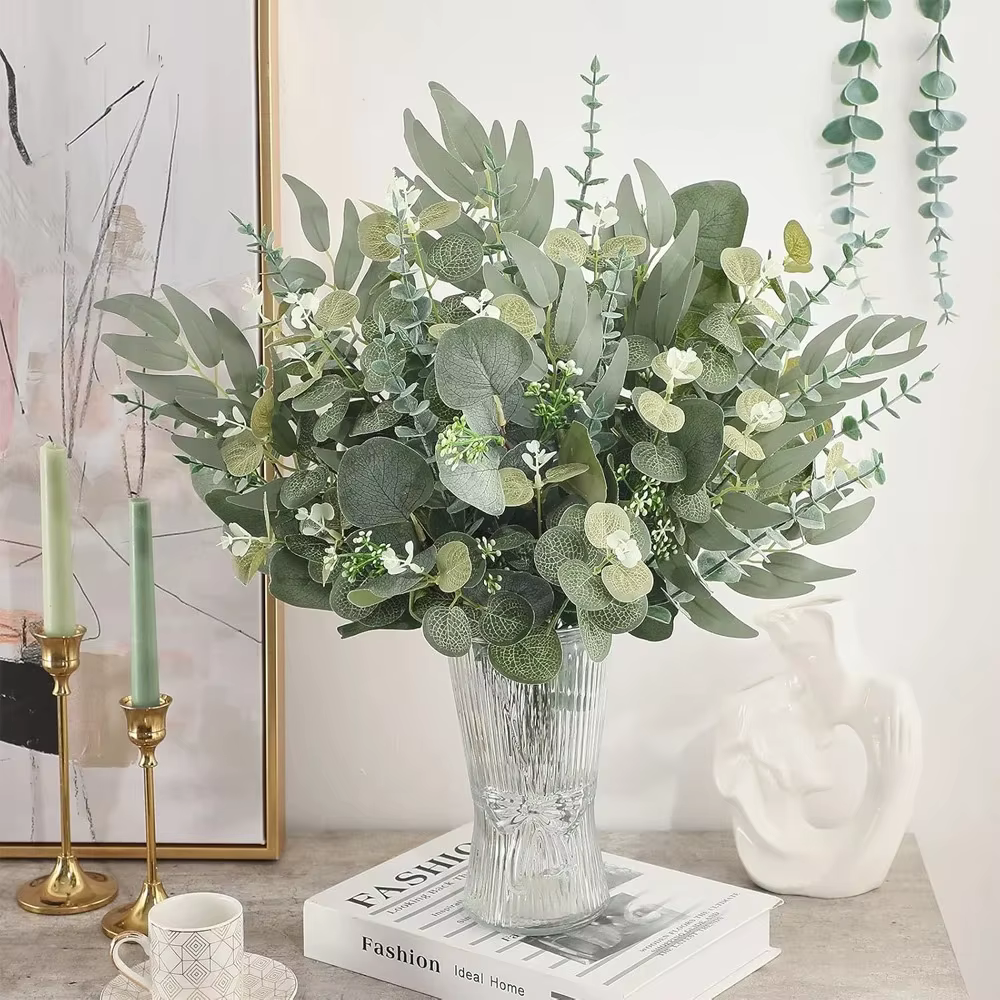 Tiges de feuilles d'eucalyptus