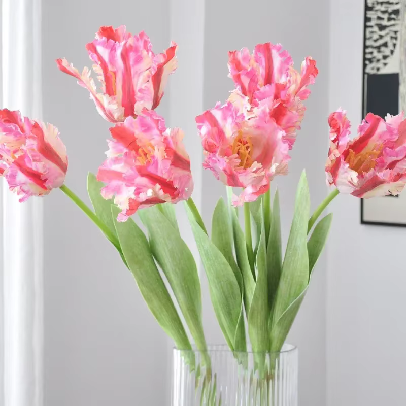 Fleur artificielle perroquet tulipe 69CM