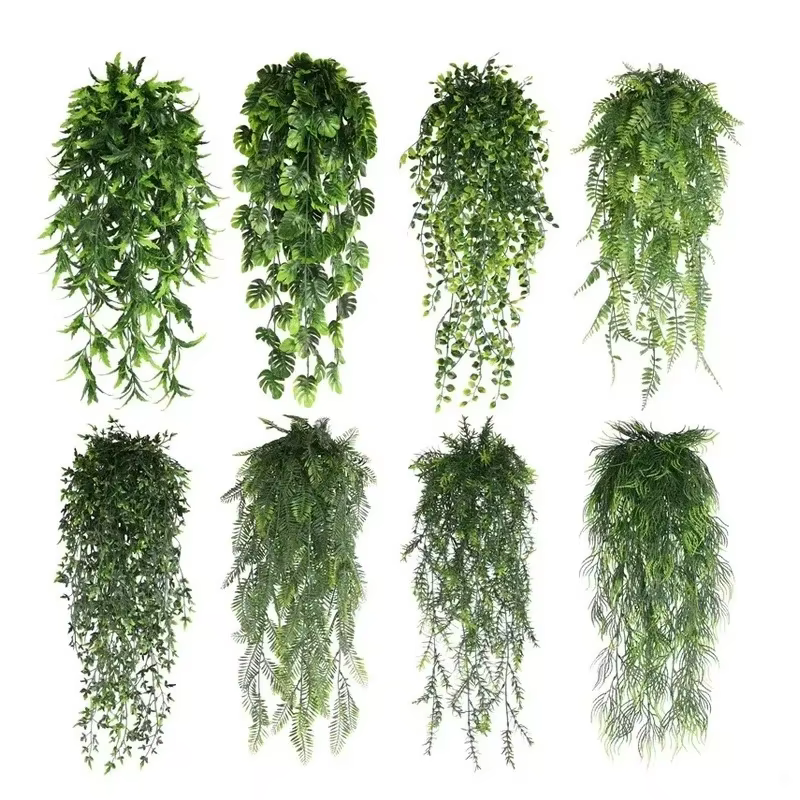 Plantes artificielles suspendues de 80 cm en forme de feuilles de fougère persane