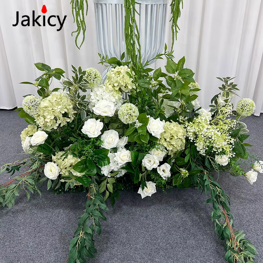 Arrangement Floral d'hortensia vert