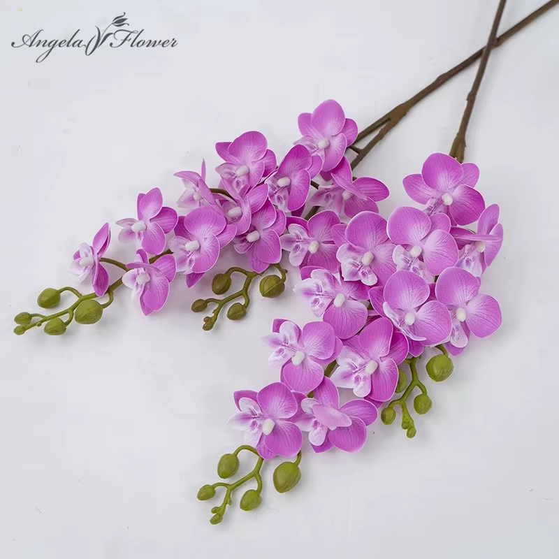 Fleur d'orchidée en soie