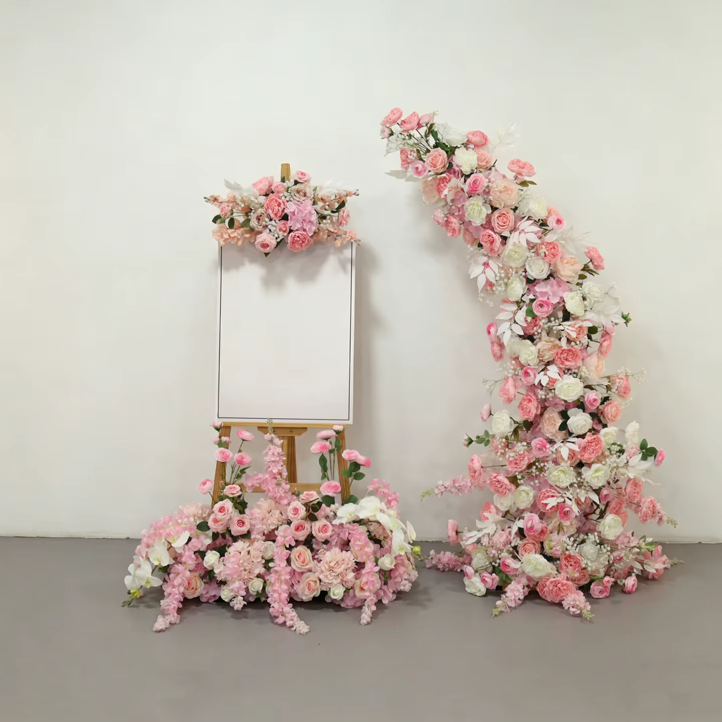 Composition florale rose