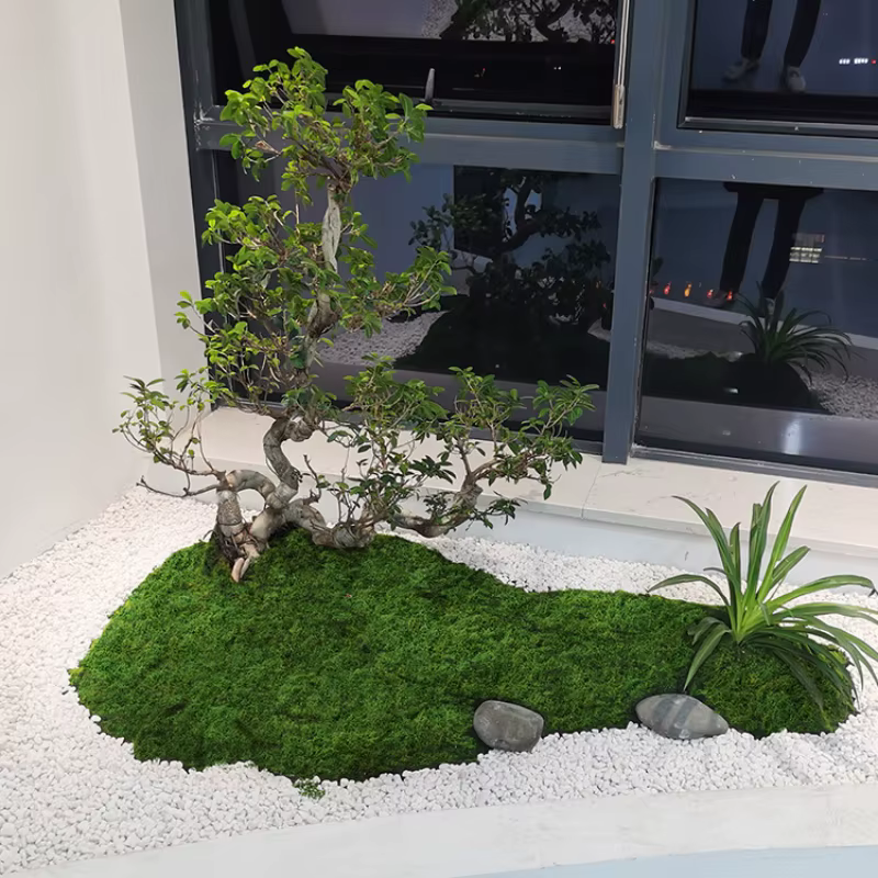 Mousse artificielle imétique pour la décoration de la maison