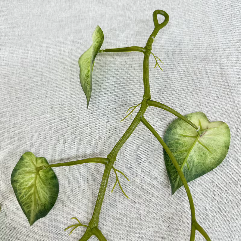 2 pièces de 1, 8 m de feuilles artificielles en soie