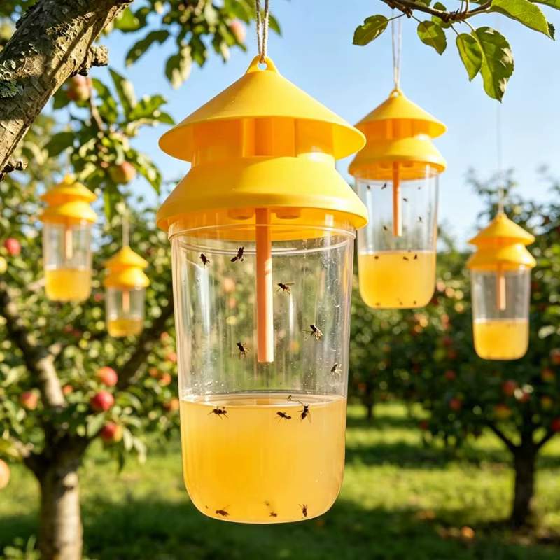 Piège à mouches des fruits suspendu en bouteille