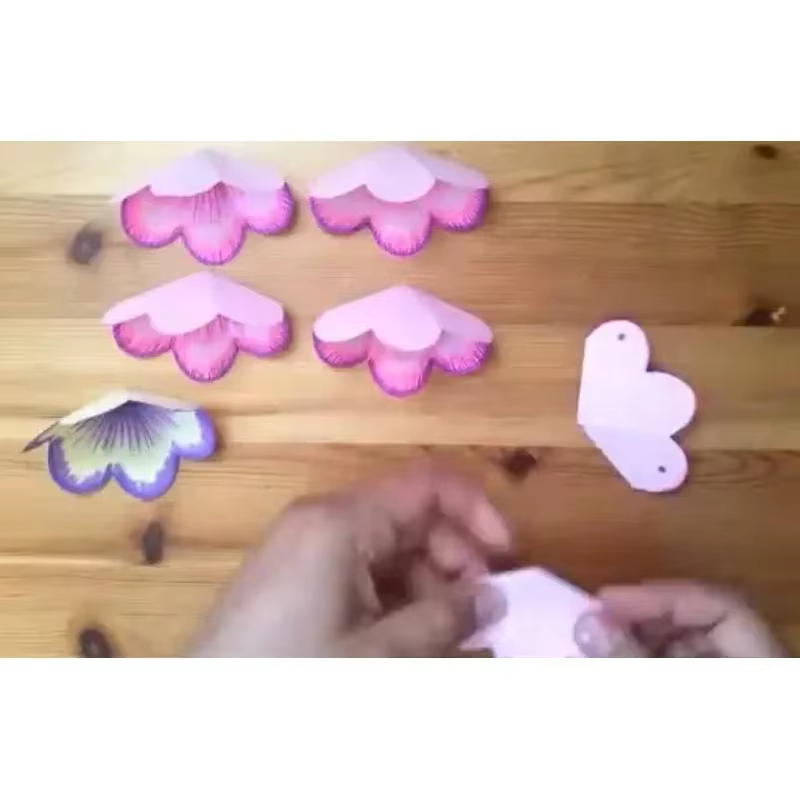 Matrices de découpe en métal Pop-Up fleur 3D