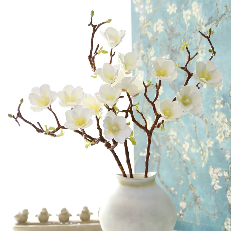 Simulation de Magnolies de neige parfumées