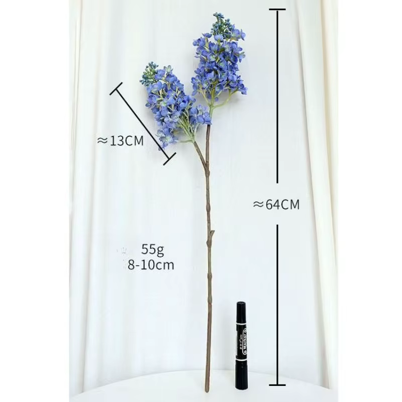 Branche de lilas artificielles 3D