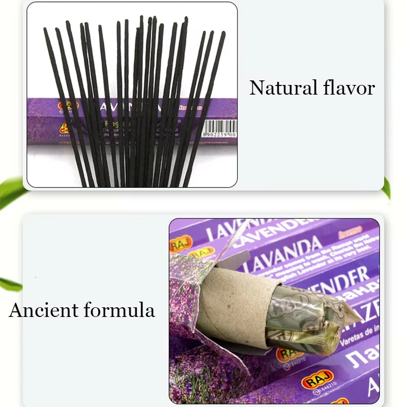 Y 20 bâtons inde lavande encens sandale méditation jasmin maison parfum chambre toilette bois d'agar ligne tibétaine aromathérapie