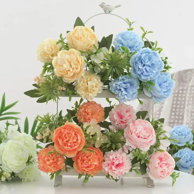 Bouquet d'hortensias artificiels pour mariage