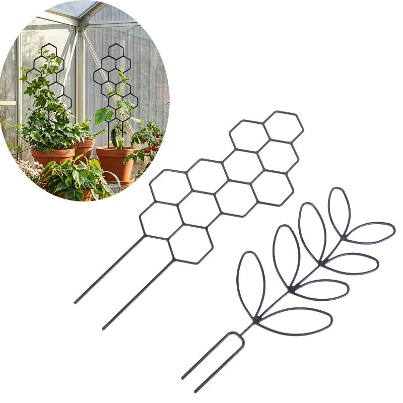 Lot de 3 Supports de Plantes d'Intérieur et d'Extérieur