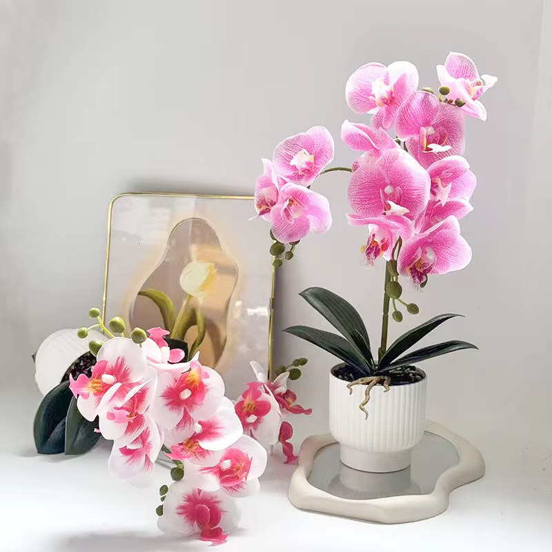 2 fourchettes 12 fleurs papillon orchidée bonsaï maison bureau