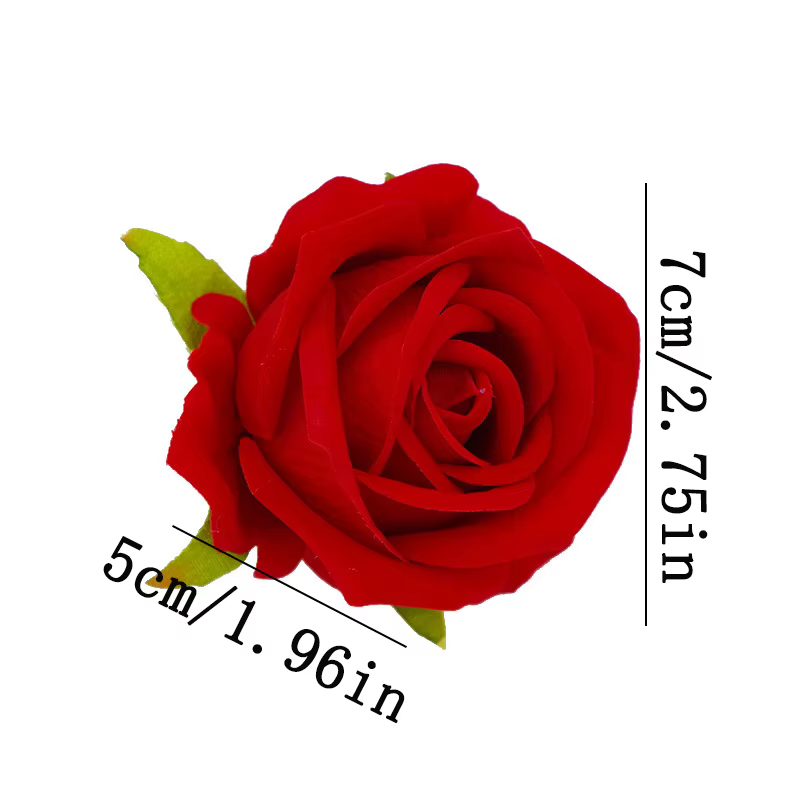 Roses Artificielles Vin Rouge