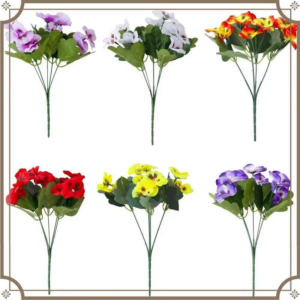 Fleurs artificielles stabilisées à tige unique