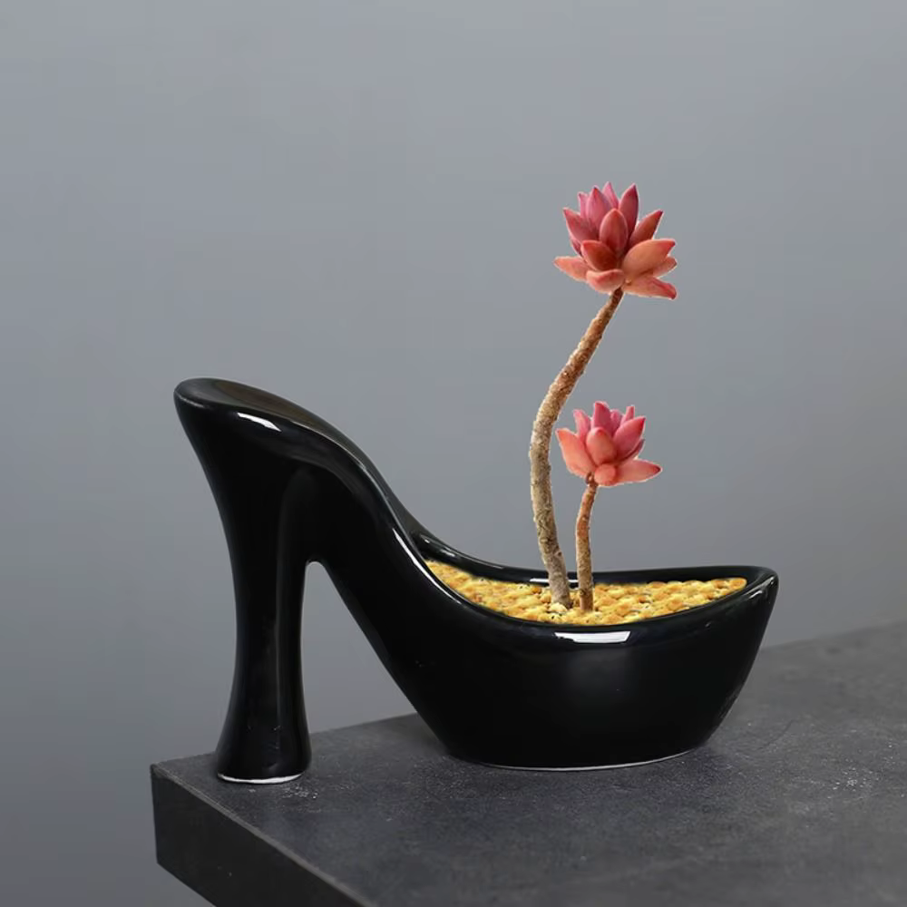 Pot de fleurs en céramique artisanal