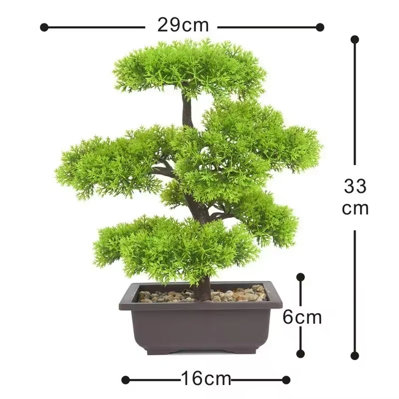 Plantes artificielles de pin bonsaï