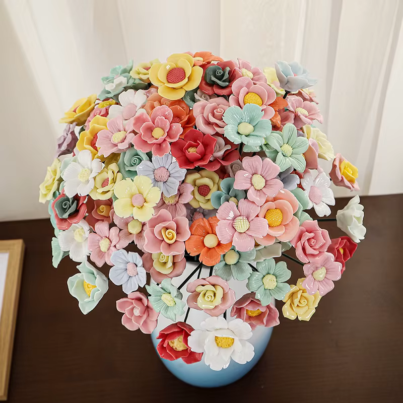 Fleurs en céramique Jingdezhen haute température