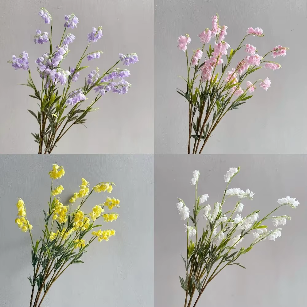 Fleurs artificielles réalistes de lys de vallée