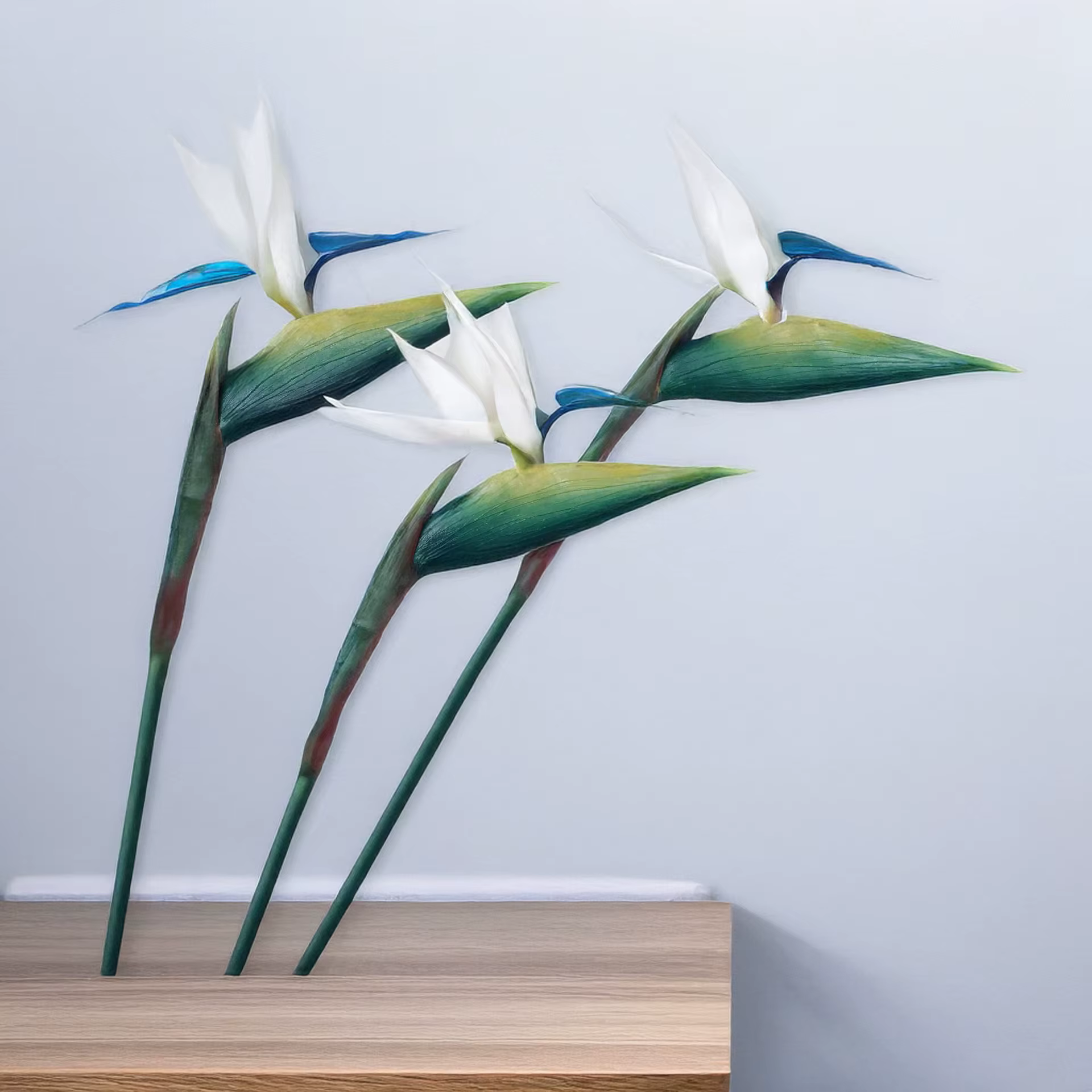 Plante oiseau de paradis artificiel de 33 pouces