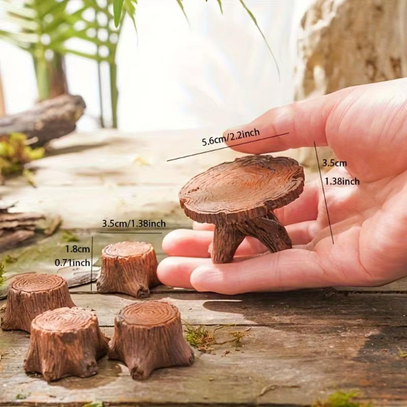 Souches, accessoires d'art de jardin
