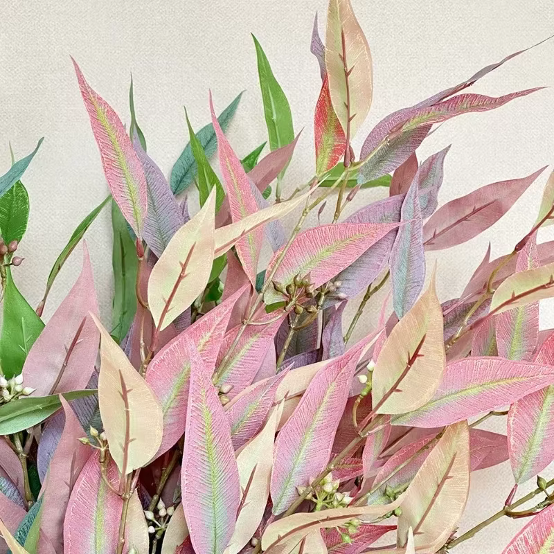 Feuilles de plantes artificielles décoratives de jardin