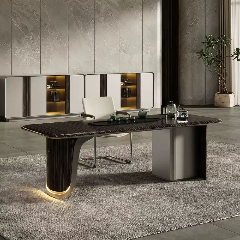 Meuble de Rangement de Bureau Simple et Moderne, Luxe Léger, Armoire de Classement Premium, Armoire à Documents, Étagères à Fentes, Mobilier de Bureau