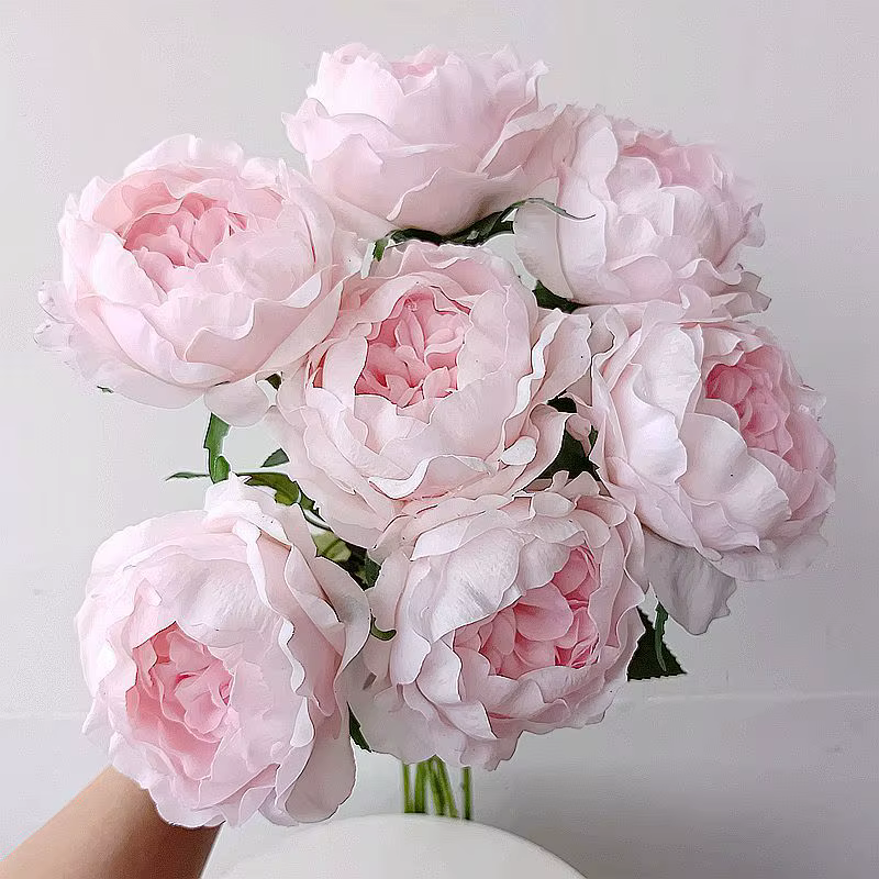 Fleurs de pivoines artificielles nouvelle collection hydratant toucher réel décoration de maison salon fête de mariage