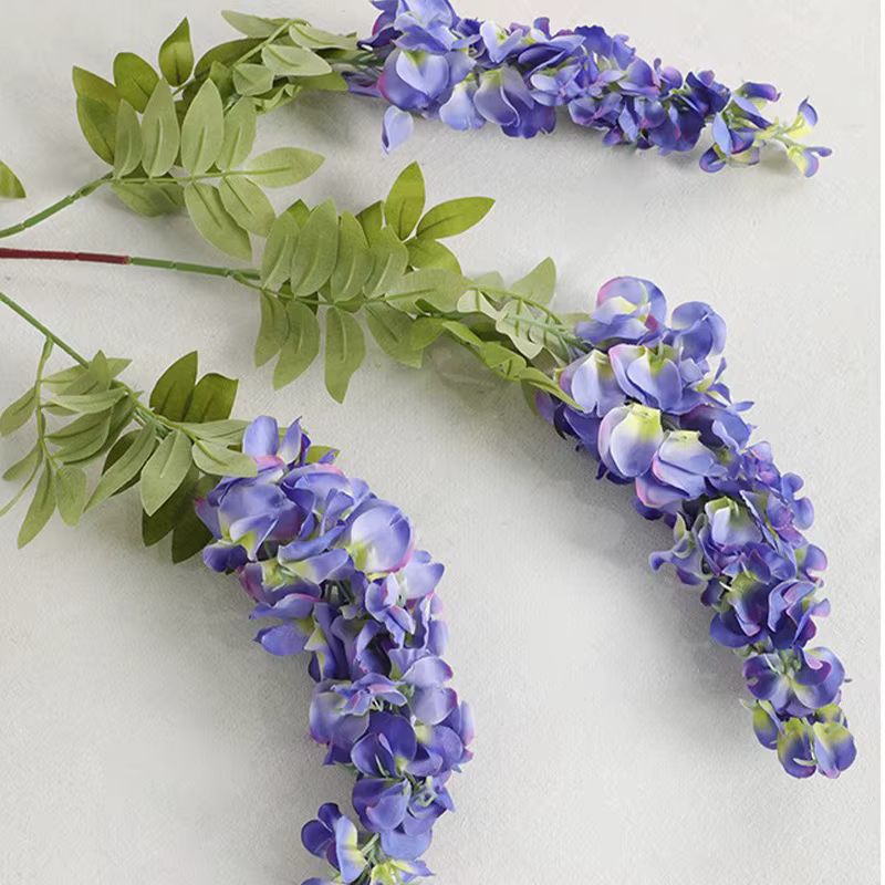 Tenture murale de fleurs de glycine