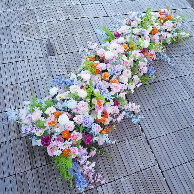 Arc en corne de Rose verte colorée romantique