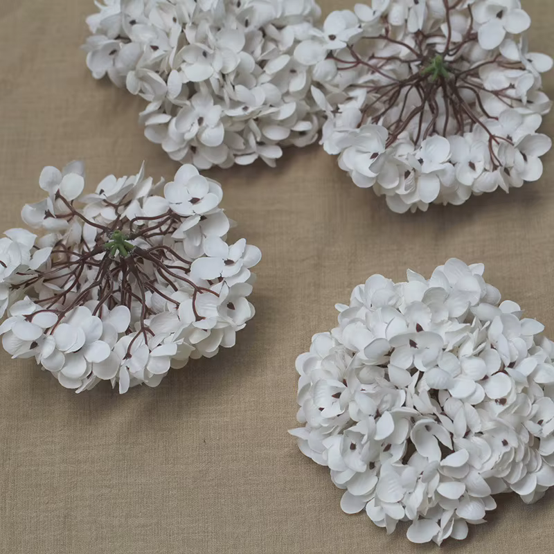 Tête d'hortensia 18cm, accessoires faits à la main