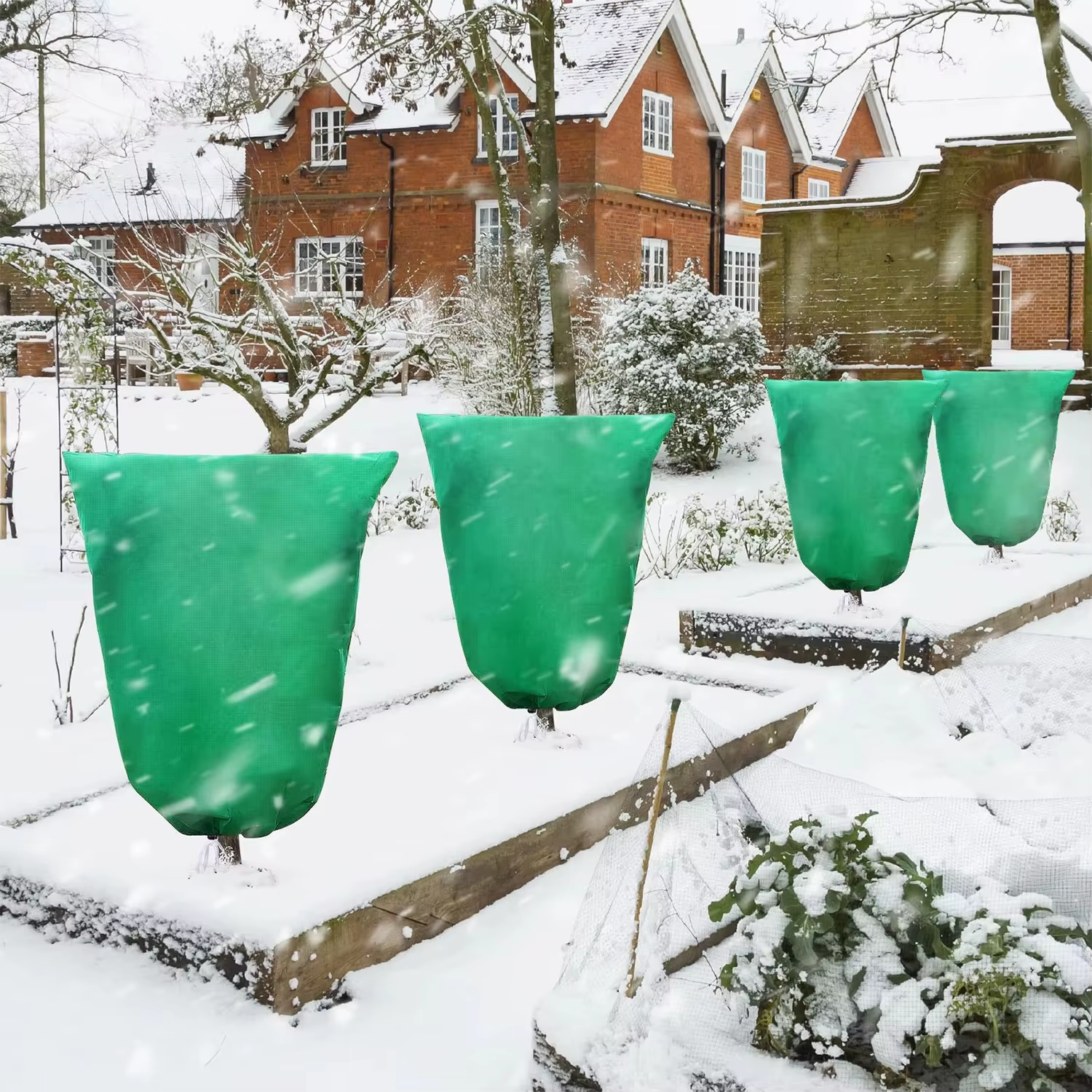 Couverture de Protection pour plantes d'hiver