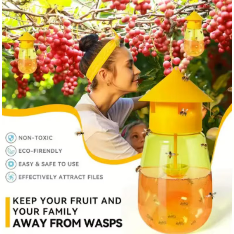 Piège à mouches liquide pour mouches des fruits