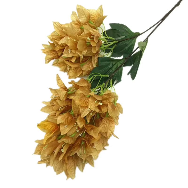 Branche d'arbre de fleur de bougainville artificielle