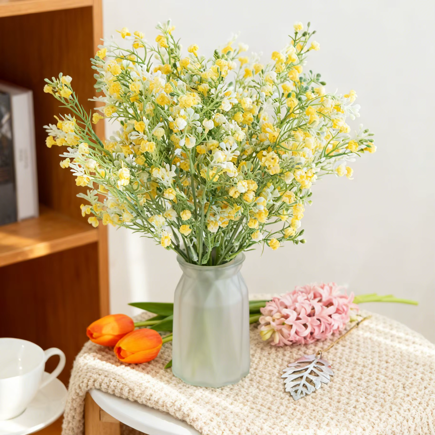 Fleurs et plantes artificielles Gypsophila – Offre Spéciale pour Bouquet de Mariée