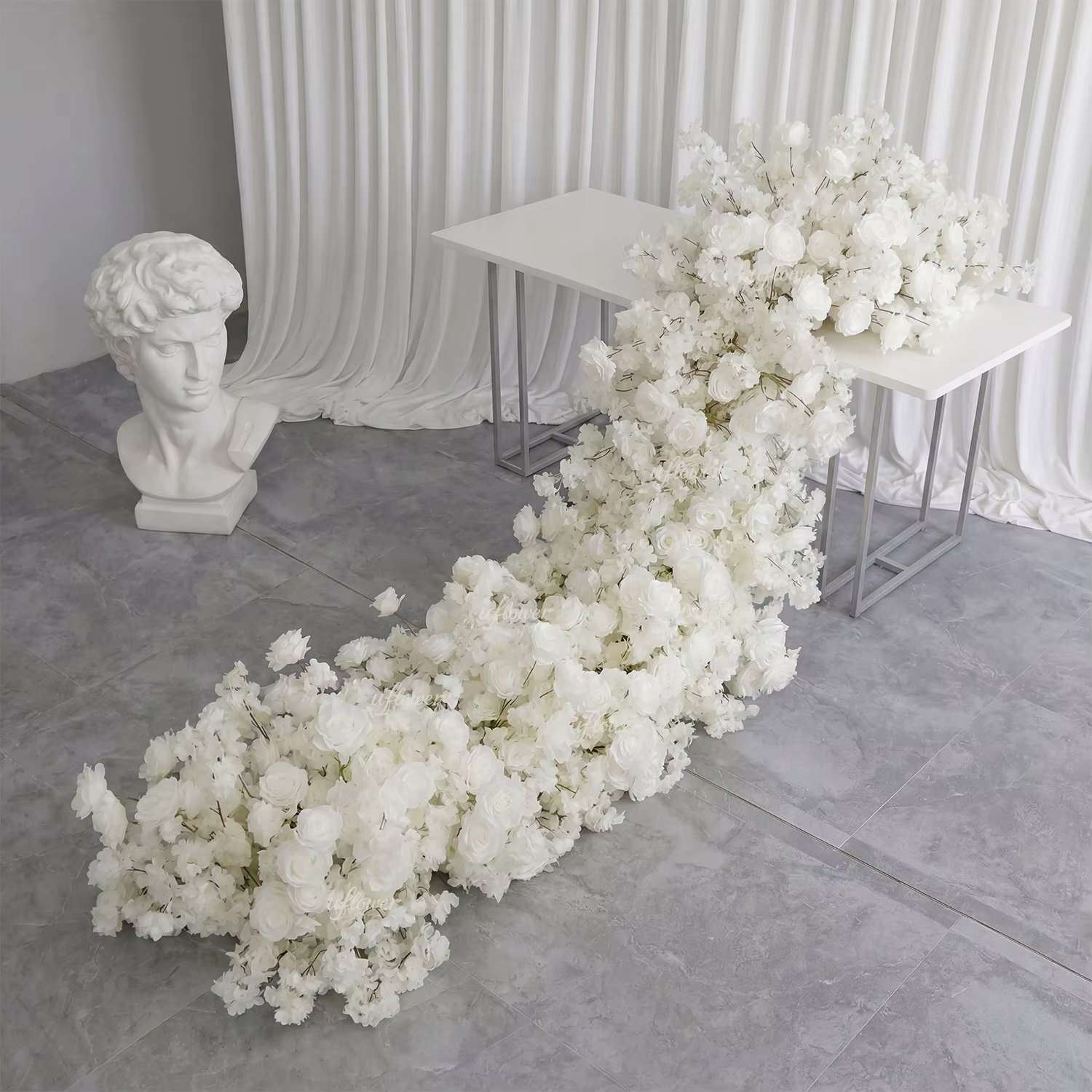 UFlower 200 cm fleur de cerisier artificielle