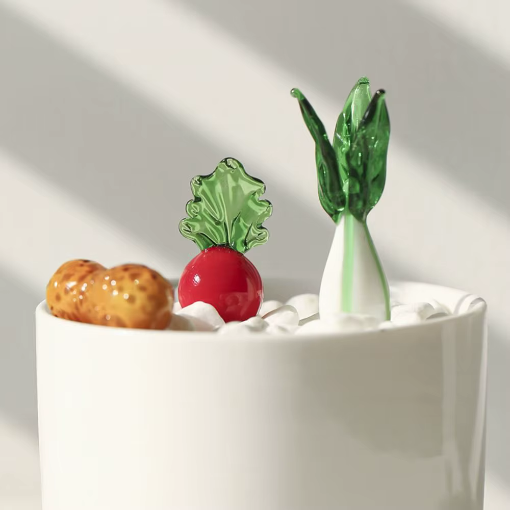 Bonsaï créatif, décor de fruits et légumes
