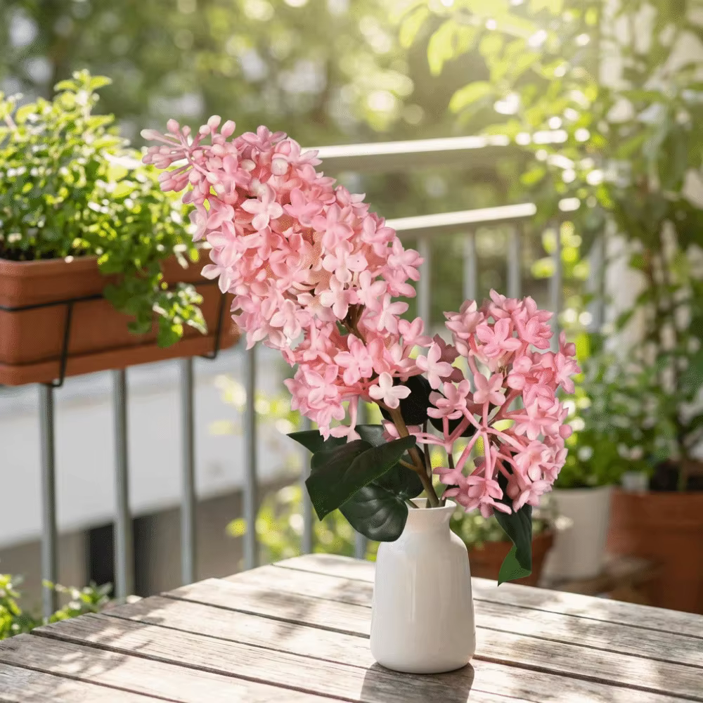 Branche de lilas artificielle réaliste
