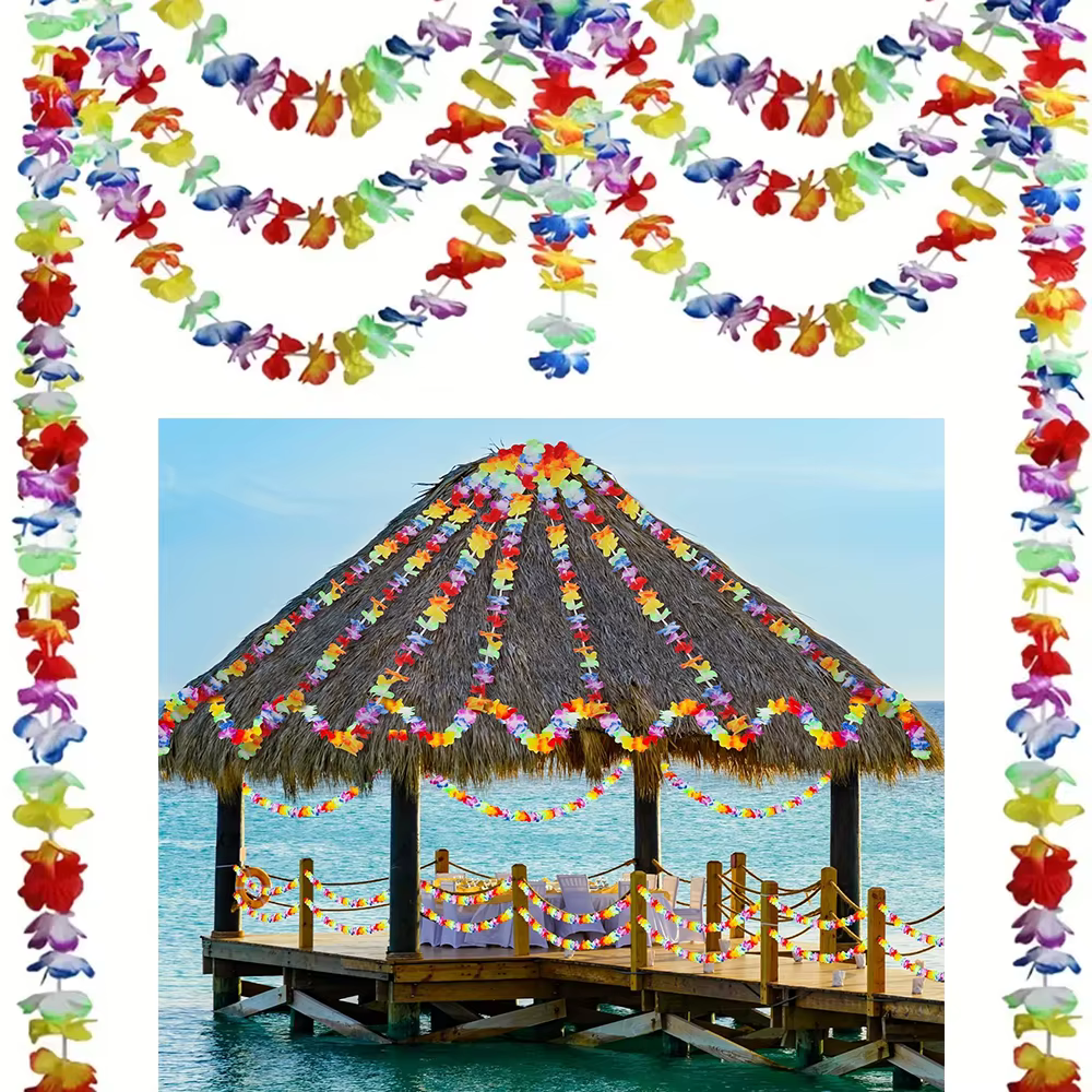 Guirlande de fleurs tropicales Lei