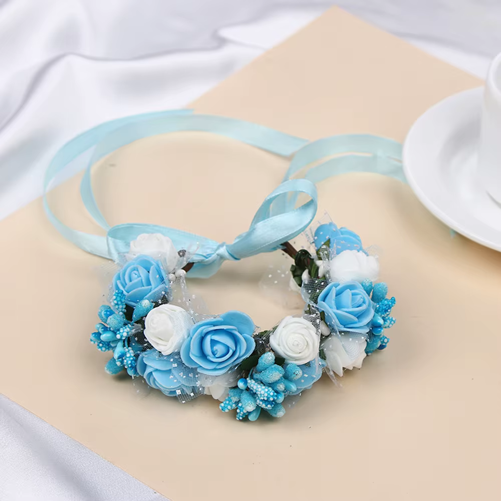 Couronne de fleurs féeriques, épingles à cheveux colorées, pinces à cheveux polyvalentes et élégantes pour femmes et filles, accessoires de mode, accessoires de photographie