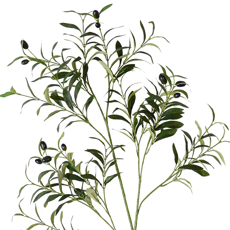Branches d'olivier artificielles longues et hautes