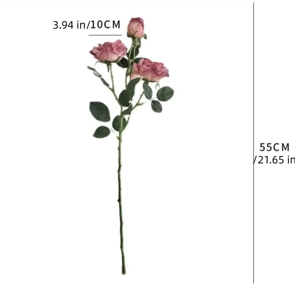 Bouquet de roses artificielles réalistes