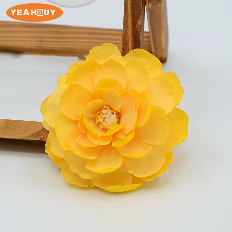 Tête de fleur de pivoine artificielle