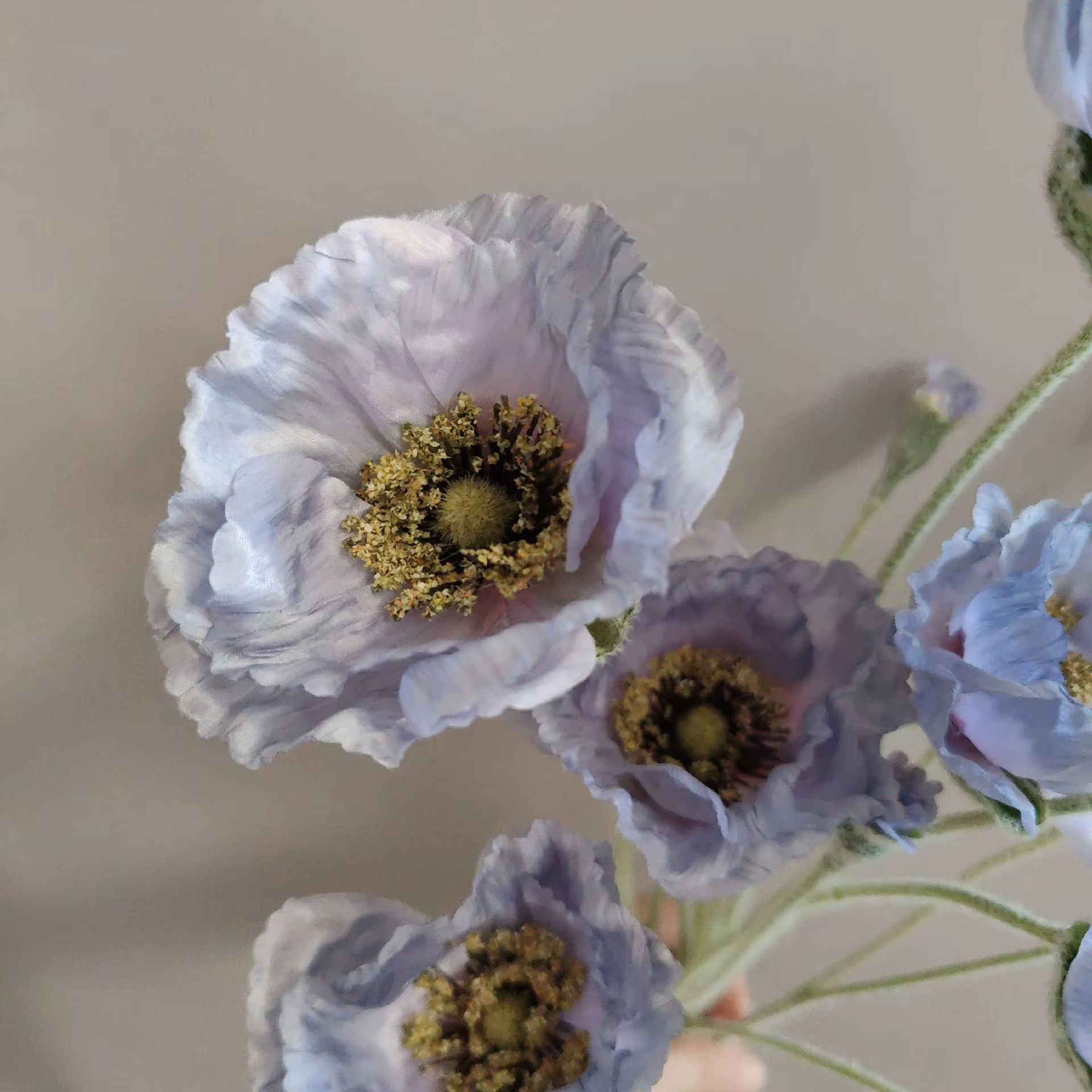 Fleurs artificielles de coquelicot 65cm